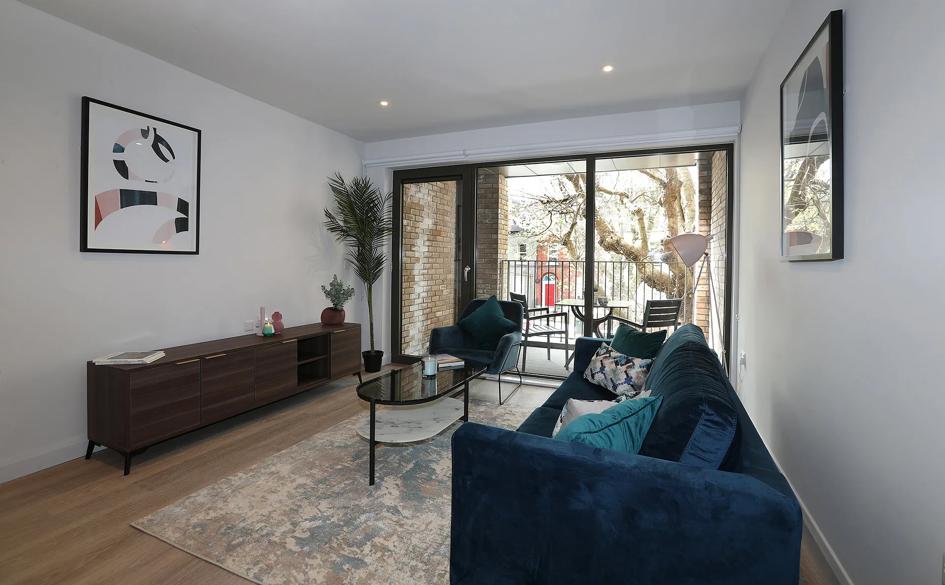 schoolyard living room