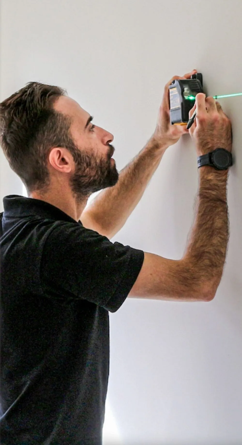 aftercare staff measuring lines