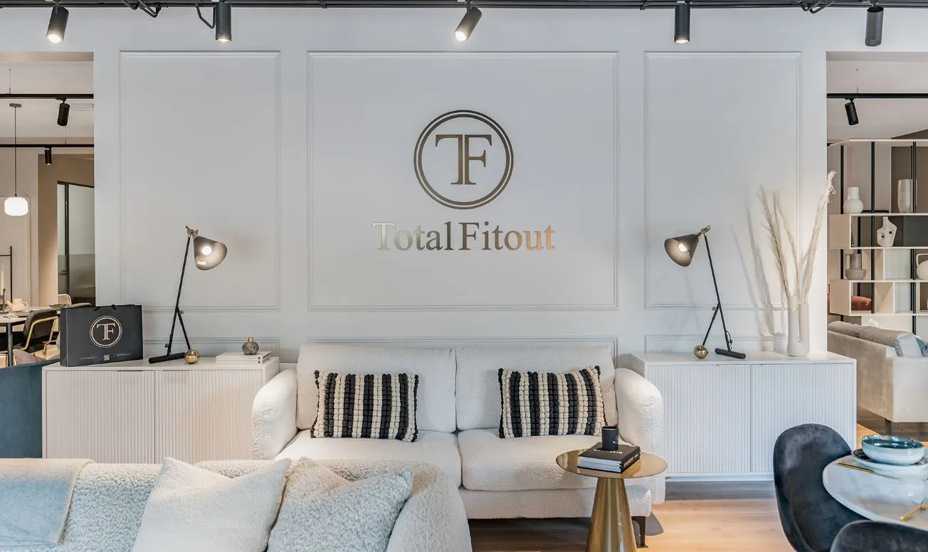 total fitout emblem and logo