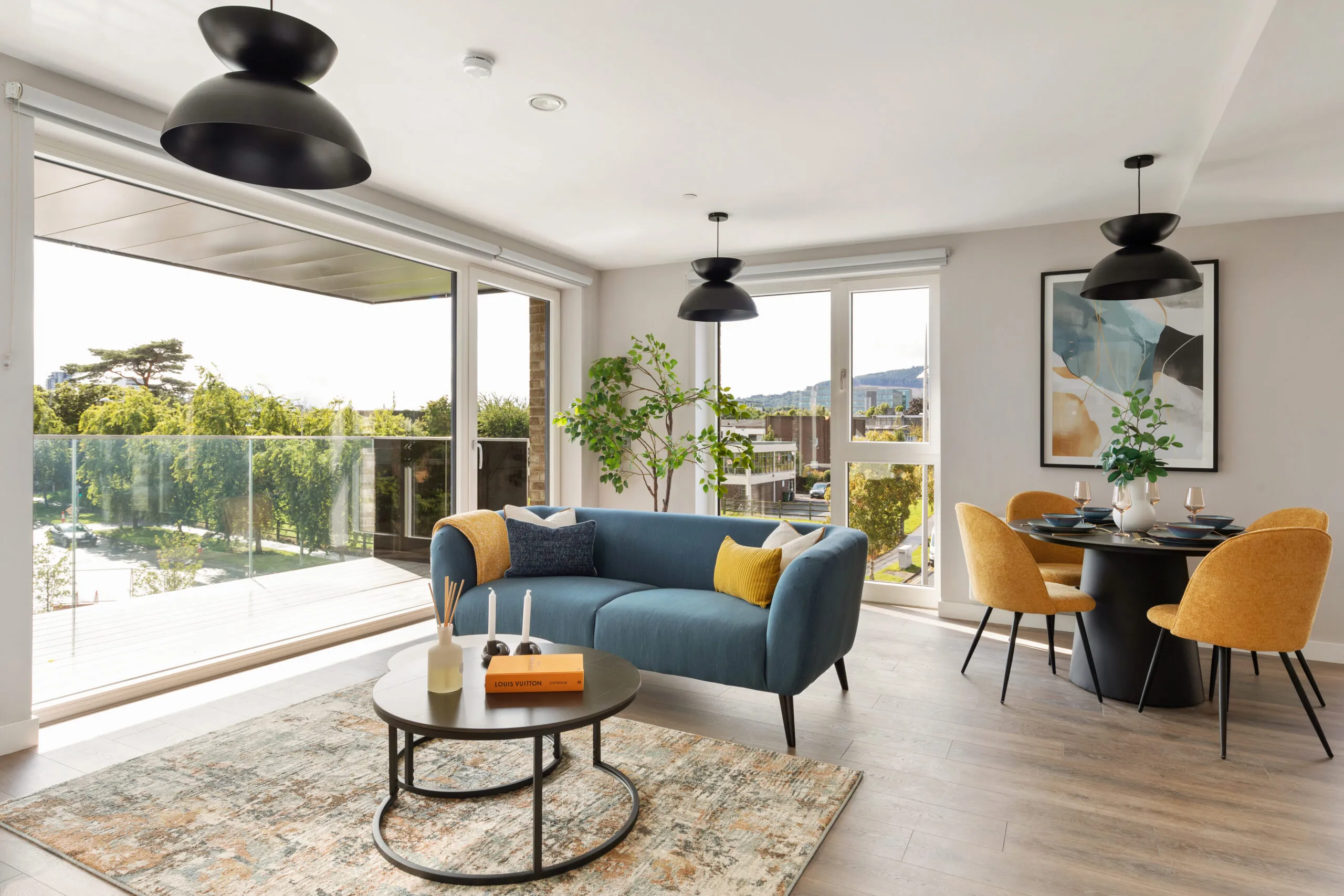sandyford central open view dining area