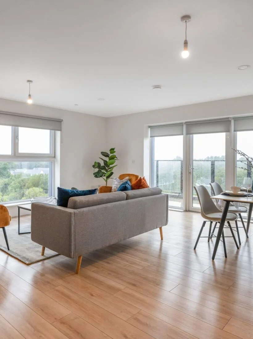 northern cross open plan living area